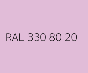 Spalva RAL 330 80 20 