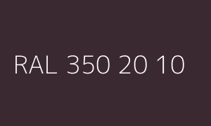 Spalva RAL 350 20 10