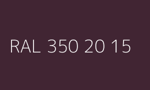 Spalva RAL 350 20 15