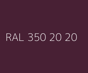 Spalva RAL 350 20 20 