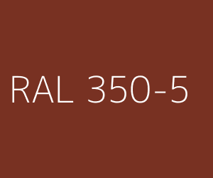 Spalva RAL 350-5 