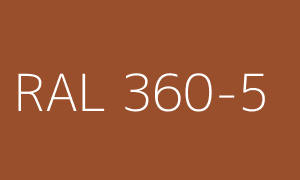 Spalva RAL 360-5