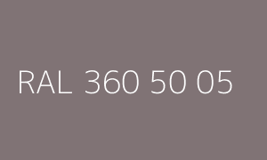 Spalva RAL 360 50 05
