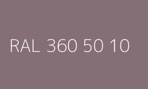 Spalva RAL 360 50 10