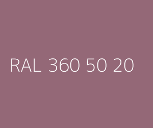 Spalva RAL 360 50 20 