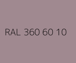 Spalva RAL 360 60 10 