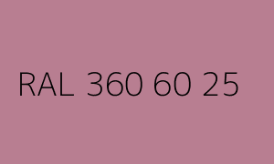 Spalva RAL 360 60 25