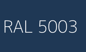 Spalva RAL 5003