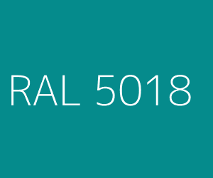 Spalva RAL 5018 TURQUOISE BLUE