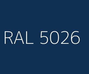 Spalva RAL 5026 PEARL NIGHT BLUE