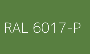 Spalva RAL 6017-P
