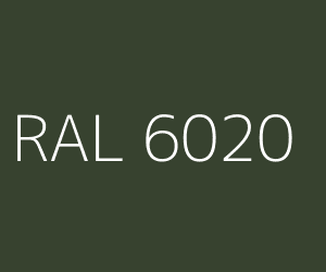 Spalva RAL 6020 CHROME GREEN