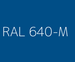 Spalva RAL 640-M 