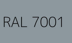 Spalva RAL 7001