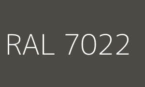 Spalva RAL 7022