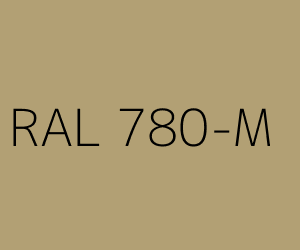 Spalva RAL 780-M 