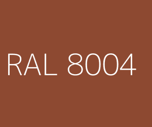 Spalva RAL 8004 / Copper brown - Vario ruda (Rudi atspalviai) | RAL Spalvų  paletė