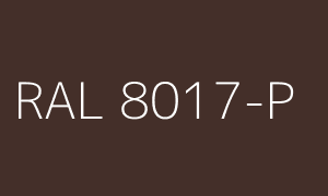 Spalva RAL 8017-P
