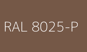 Spalva RAL 8025-P