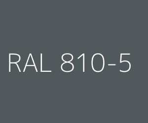 Spalva RAL 810-5 