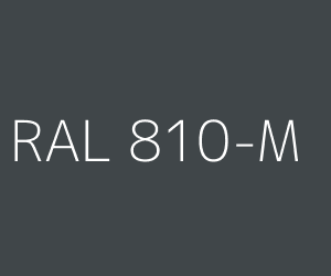 Spalva RAL 810-M 
