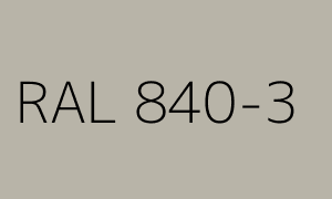 Spalva RAL 840-3
