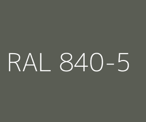 Spalva RAL 840-5 