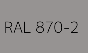 Spalva RAL 870-2
