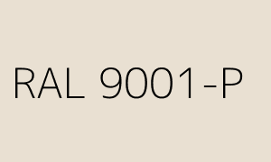 Spalva RAL 9001-P