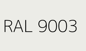 Spalva RAL 9003
